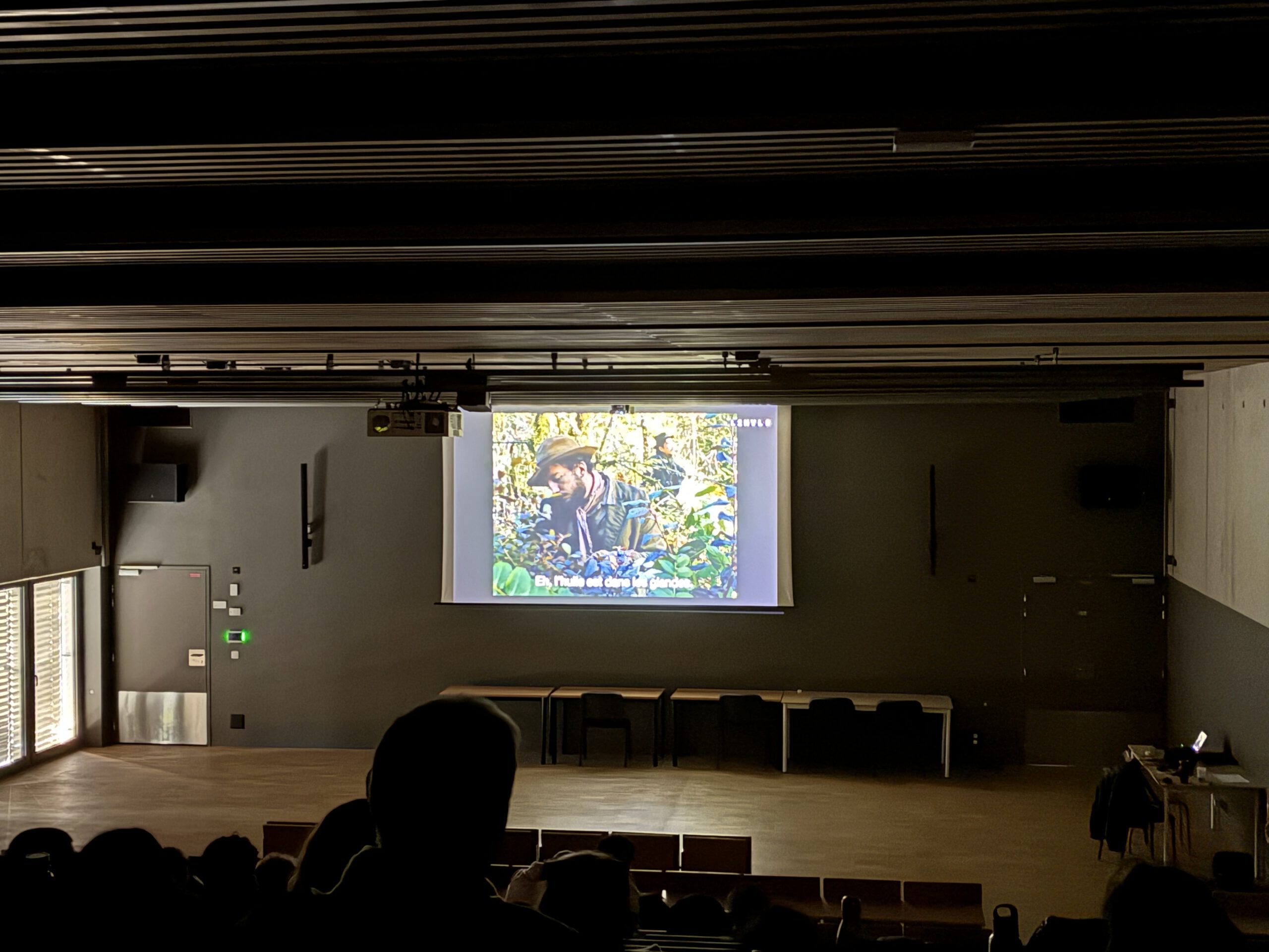 La salle de projection (Amphithéâtre)